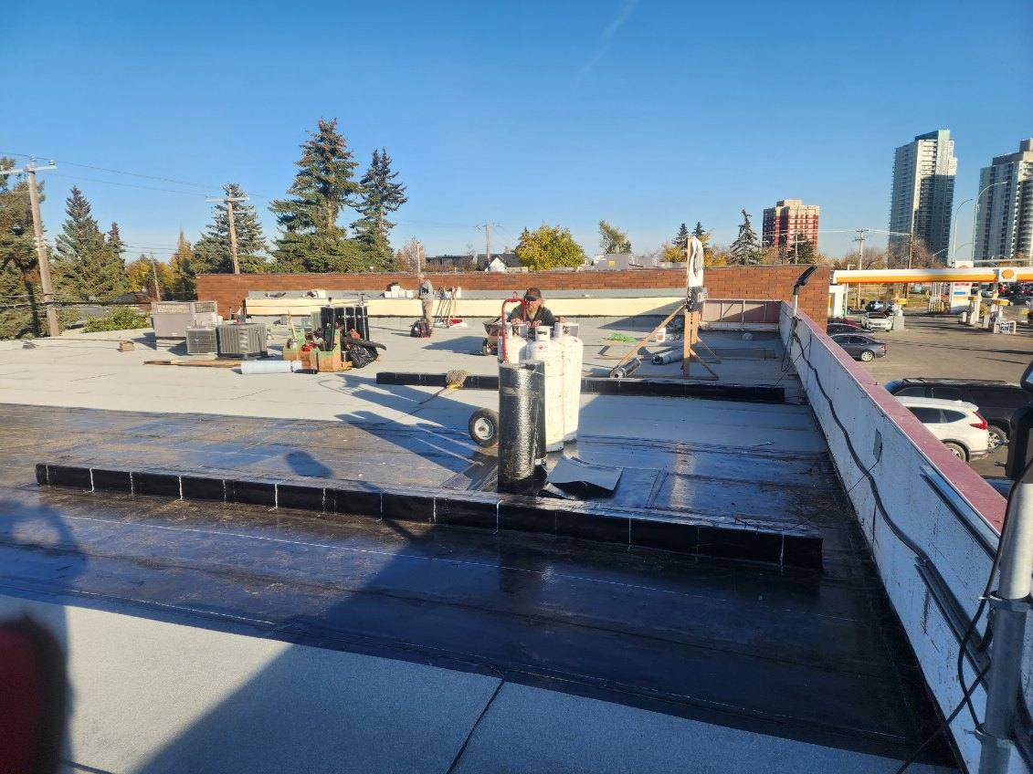 J Cubed Custom roofing project in Calgary