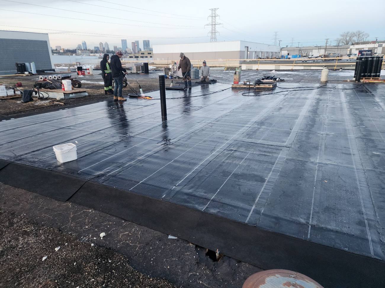 J Cubed Custom roofing project