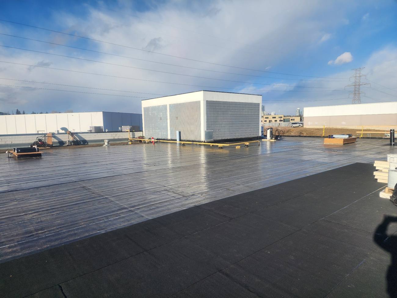 J Cubed Custom roofing project in Calgary