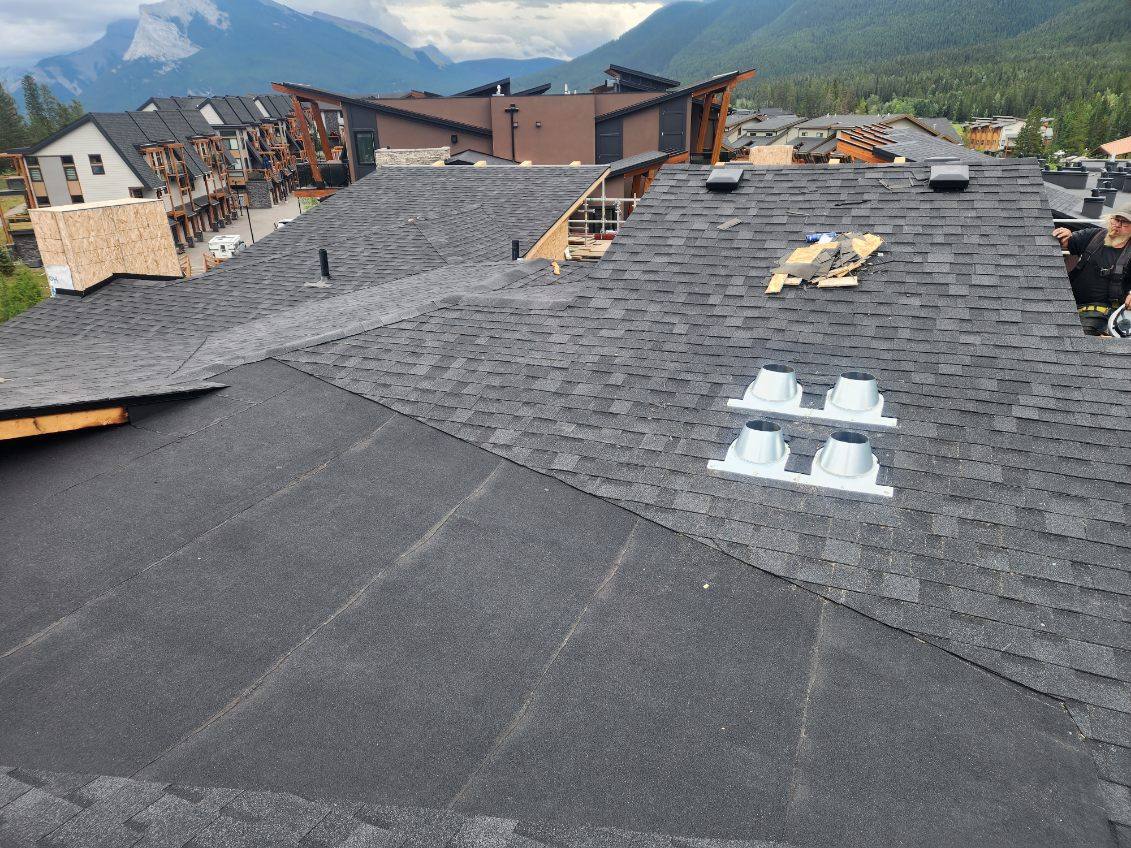 J Cubed Custom roofing project in Calgary