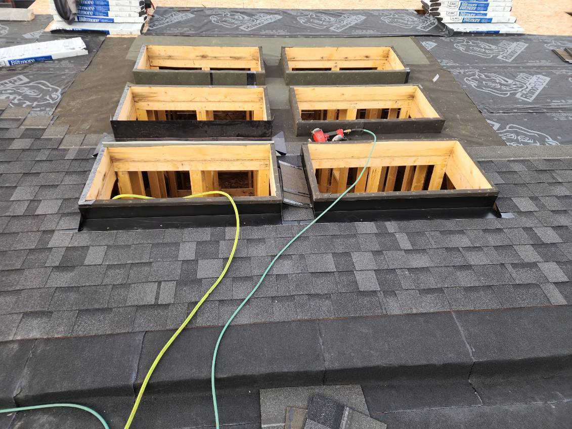J Cubed Custom roofing project in Calgary