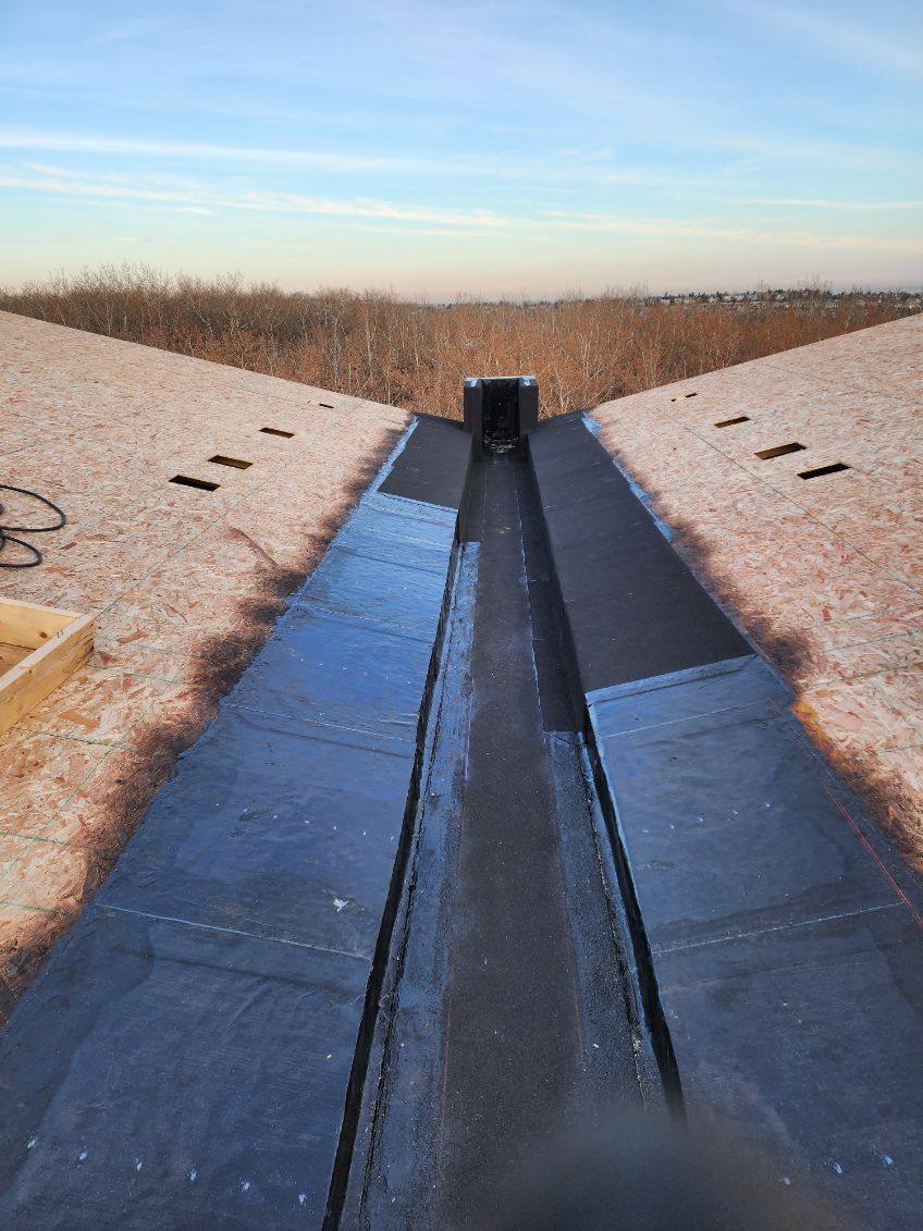 J Cubed Custom roofing project in Calgary