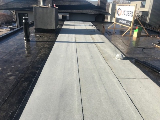 J Cubed Custom roofing project in Calgary