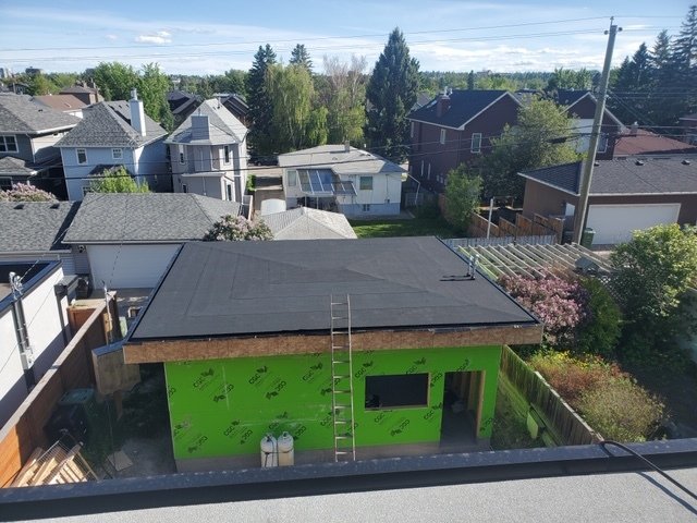 J Cubed Custom roofing project in Calgary