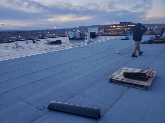 J Cubed Custom roofing project in Calgary