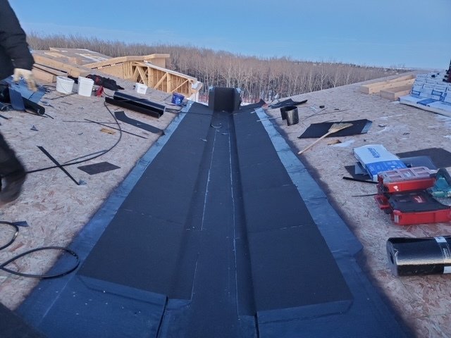 J Cubed Custom roofing project in Calgary