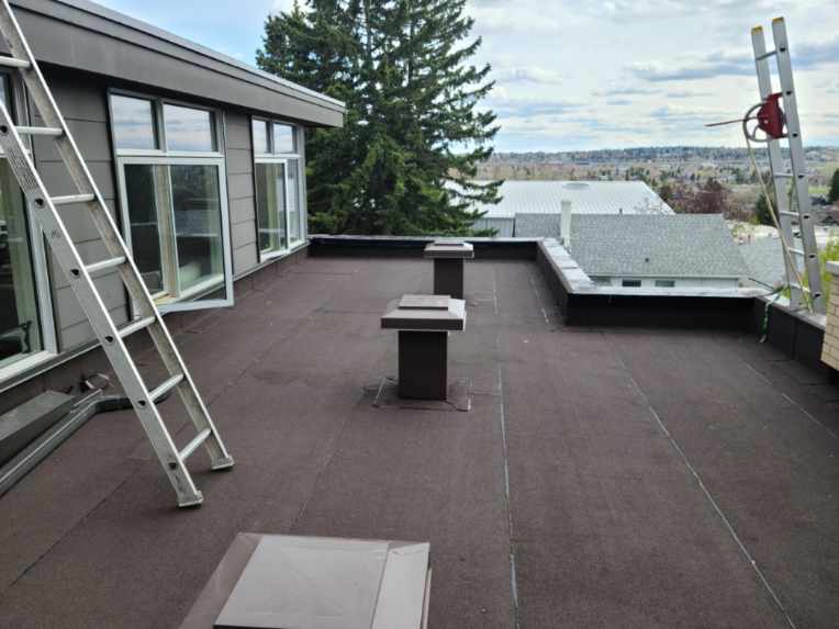 J Cubed Custom roofing project in Calgary