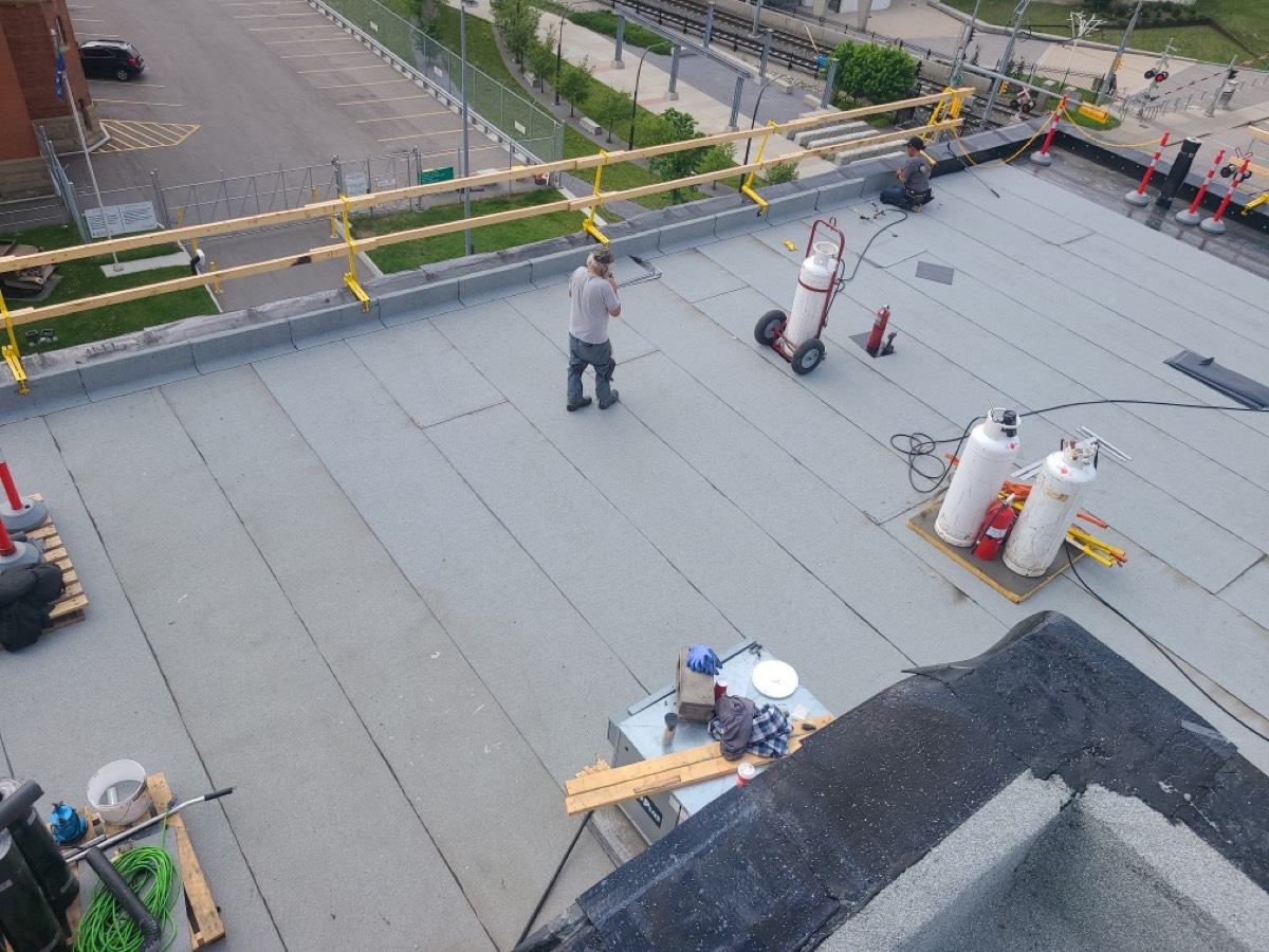 J Cubed Custom roofing project in Calgary