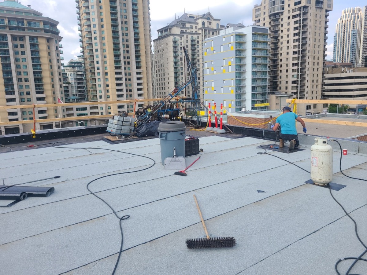 J Cubed Custom roofing project in Calgary