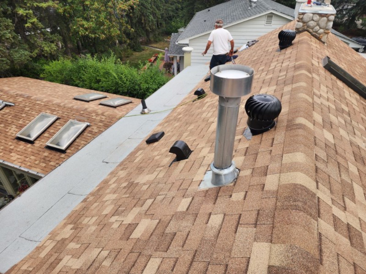 J Cubed Custom roofing project in Calgary